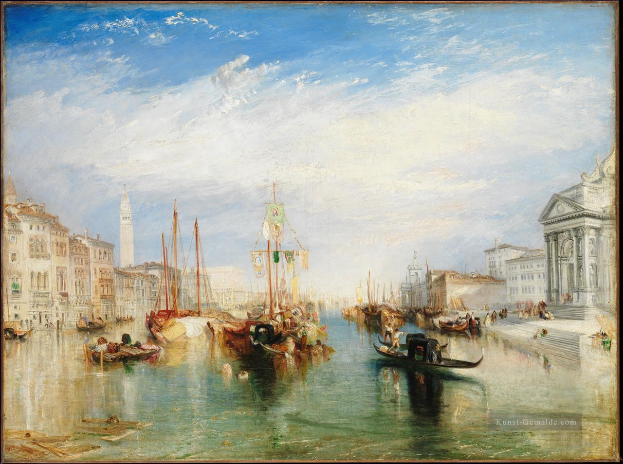 der Canal Grande Venedig romantische Turner Ölgemälde